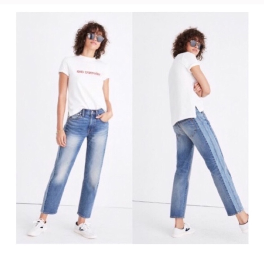 Madewell Womens Cruiser Straight High Rise